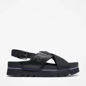 image of Timberland Santa Monica Sunrise Sandal For Her In Black Black, Size 8