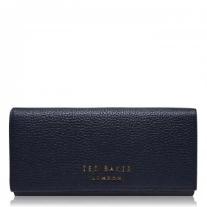Image of Ted Baker Selma Large Soft Leather Purse - navy