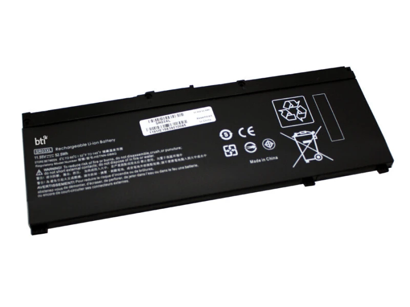 Image of BTI BTI 52.5 3 cell L08855-856 compatible battery for HP - COMPAQ OMEN 17T-CB000 OMEN 15T-DC100 OMEN 15T-DC000 OMEN 15T-CE100 OMEN 15-DC1120TX SR03XL-