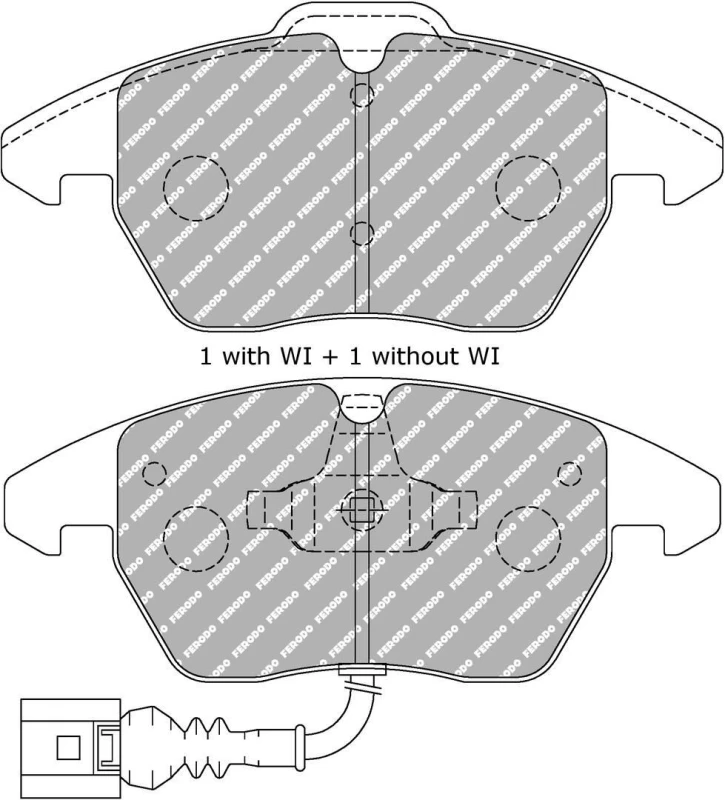Image of FERODO RACING Brake pad set FERODO RACING FDS1641