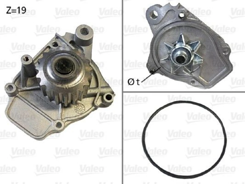 Image of Water pump VALEO 506045