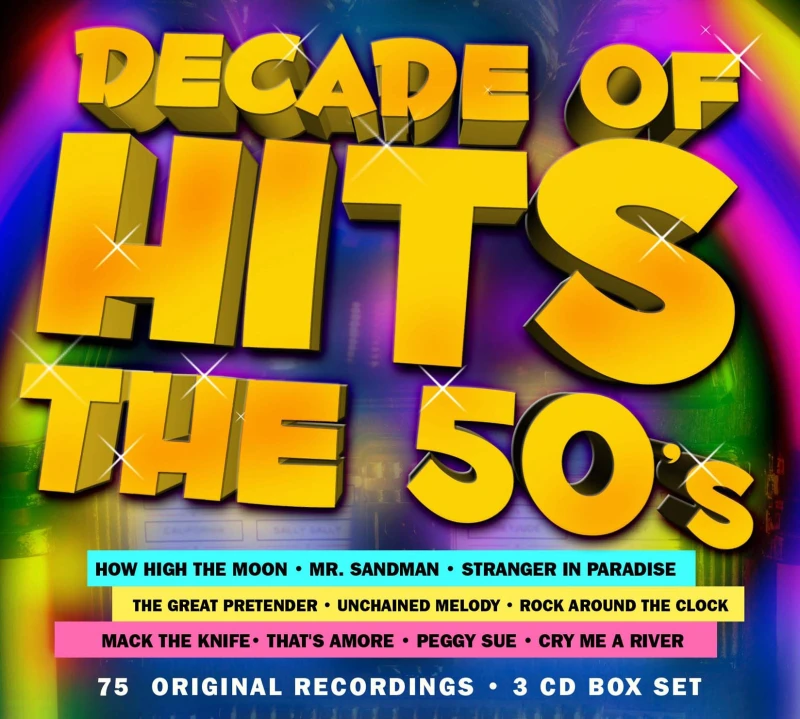 Image of Various Artists - Decade of Hits: The 50's [CD / Box Set] Music CDs - Music CD