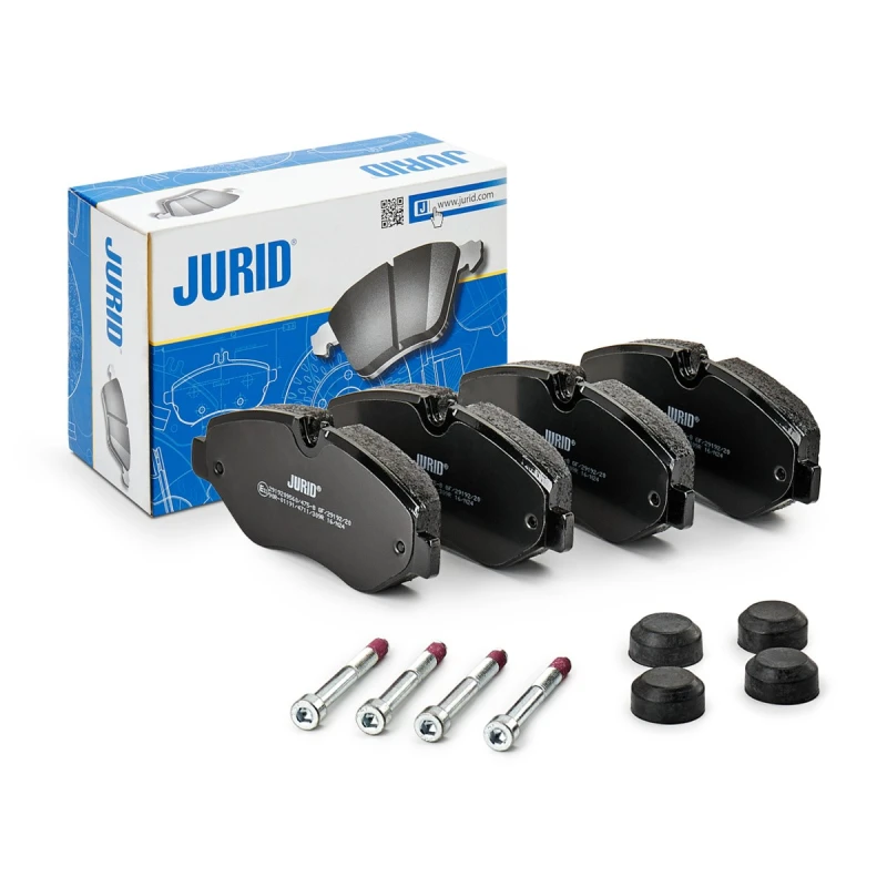 Image of JURID 2919209560 Brake pad set prepared for wear warning indicator Brake Pad Set,disc brake (402)