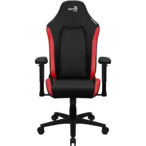 image of Aerocool Crown Nobility Series Gaming Chair - Black/Red