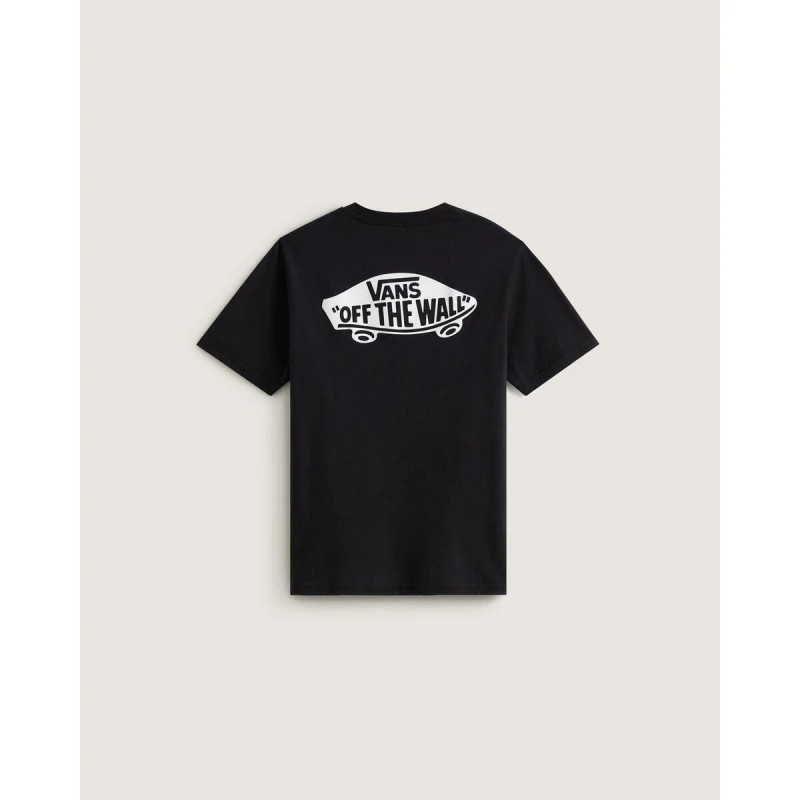 Image of Vans Vans Back Print Tee Juniors Black unisex 12Y (L)