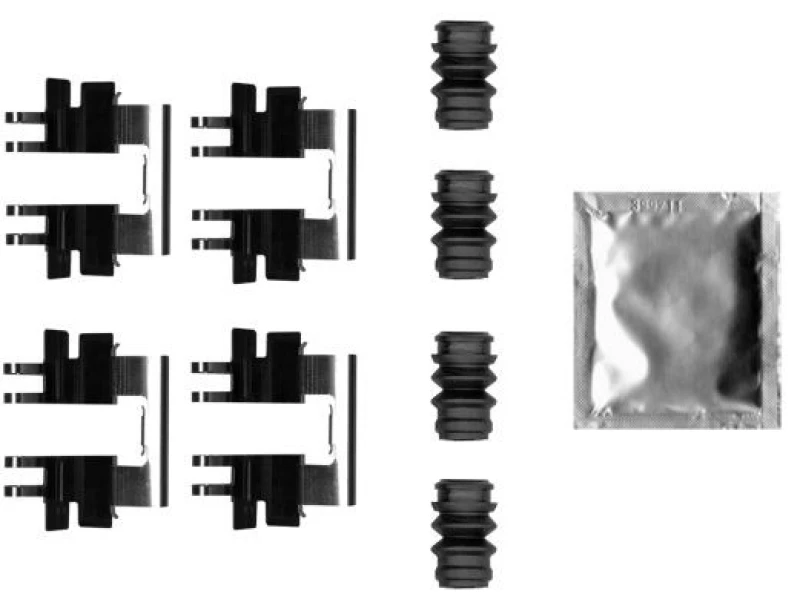Image of Brake pad fitting kit TEXTAR 82550800