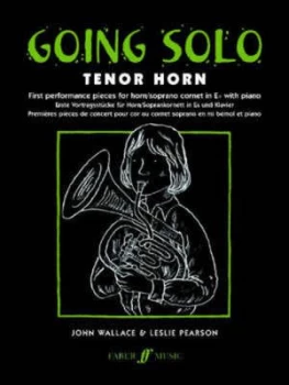 Image of Going Solo -- Tenor Horn by John Wallace Book