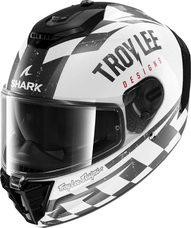 Image of Shark Spartan RS Raceshop Helmet, black-white, Size L for Men