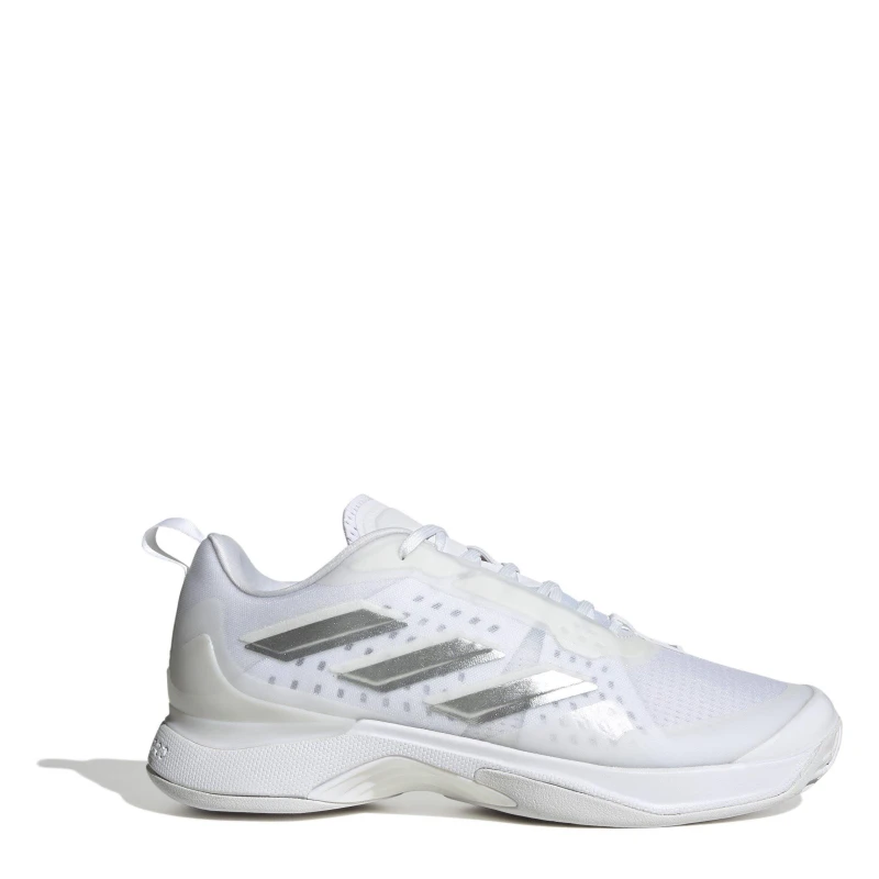 Image of adidas Avacourt Womens Tennis Shoes - White White 4