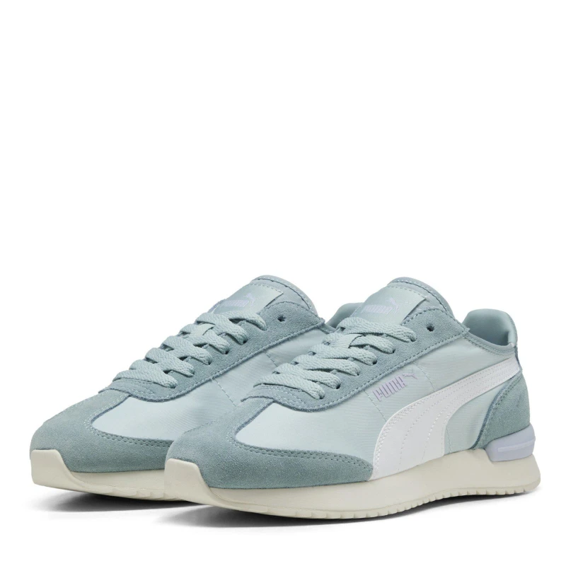 Image of Puma Unisex Kids R78 WND Low-Top Trainers Blue/White unisex 4 (36.5)