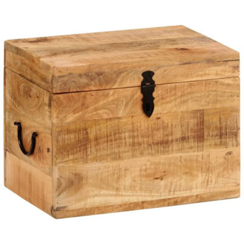 Image of VIDAXL Storage Box 39x28x31cm Solid Wood Mango Vidaxl 8720286672402