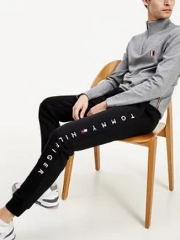 Image of Tommy Hilfiger Branded Joggers - Black