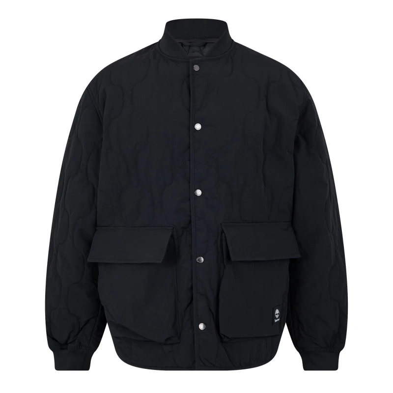 Image of Timberland Timberland Water Repellent Quilted Jacket Blac - Black L
