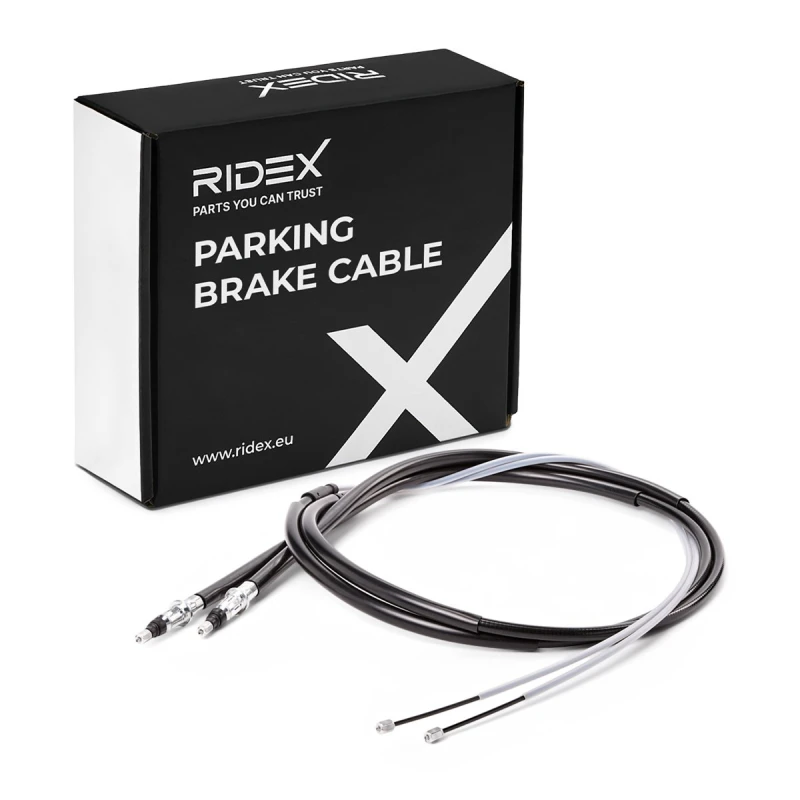Image of RIDEX 124C1093 Brake Cable Rear, 2037/1182+2037/1182mm Cable,parking brake (124)