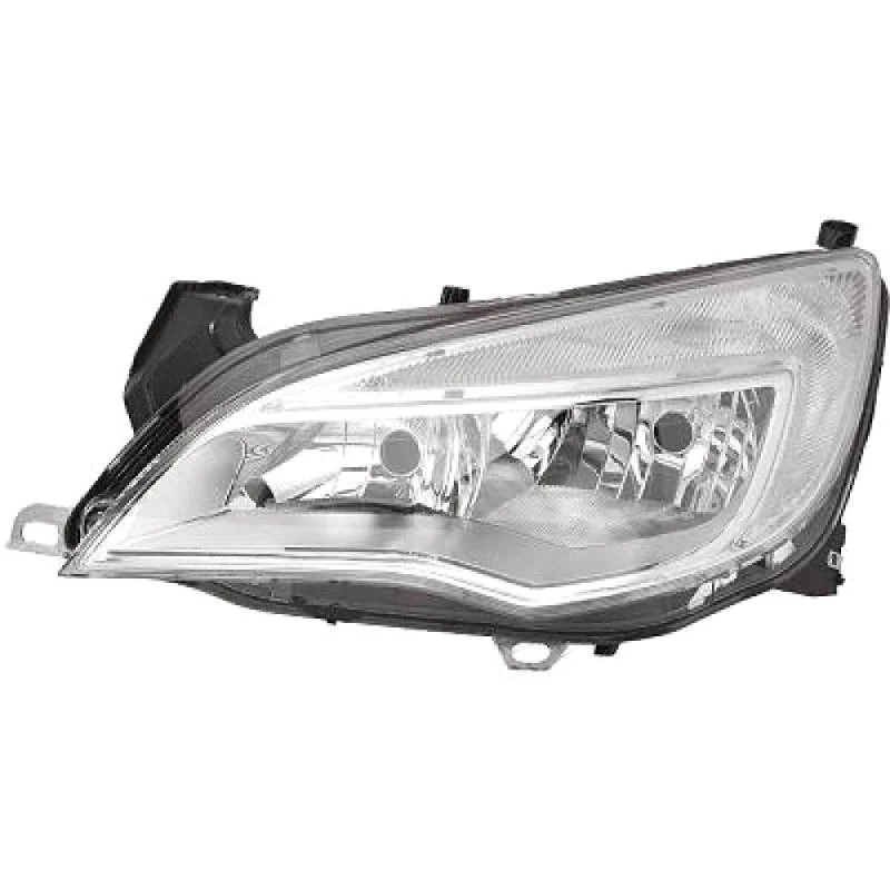 Image of DIEDERICHS 1807081 Headlights Priority Parts H7/H7, Left, with motor for headlamp levelling Headlight (259)