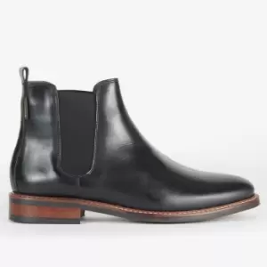 Image of Barbour Womens Foxton Leather Chelsea Boots - Black - UK 3
