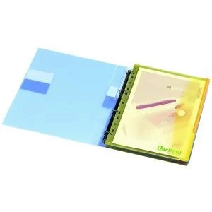 image of Tarifold Punched Envelope Wallets A4 Assorted Pack of 12 TAE510229