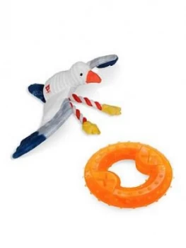 Image of Petface Sandpiper Sammi Seagull & Cooling Freeze Ring Toys