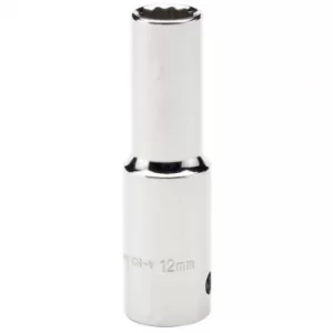 Image of Draper 12mm 1/2" Sq. Dr. Hi-Torq® 12 Point Deep Socket (Sold Loose)
