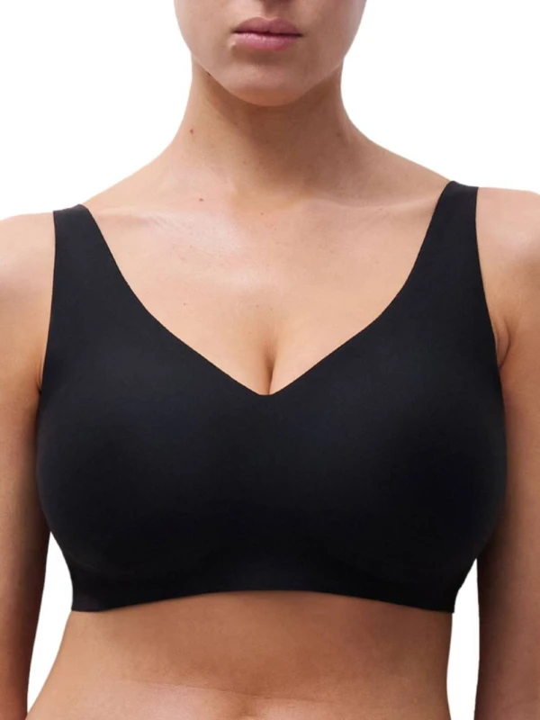 Image of Chantelle Womens SoftStretch Power Plunge Bra in Black Size: 16 Black Female 16