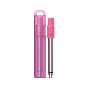 Image of Zoku Reusable Pocket Straw - Berry