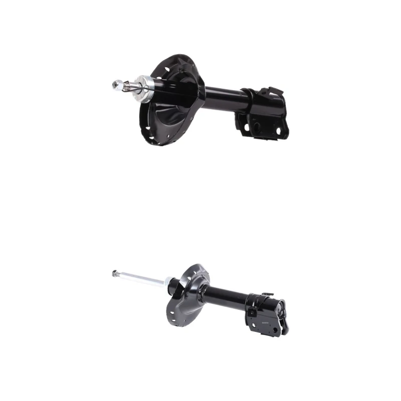 Image of RIDEX 854S21153 Shock absorber Front Axle Left, Gas Pressure, Twin-Tube, Suspension Strut, Bottom Clamp Shock Absorber (854)