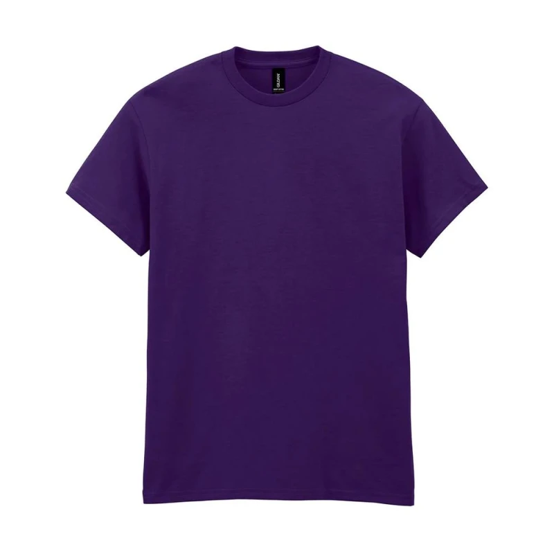 Image of Gildan Mens Heavy Cotton T-Shirt L in Purple Size: Large Purple Male L
