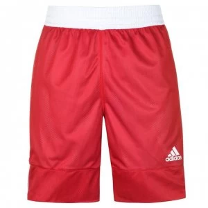 image of adidas adidas Mens 3G Spped Reversible Shorts - Power Red / White