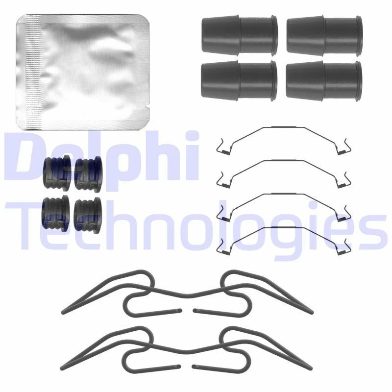 Image of DELPHI Brake pad fitting kit DELPHI LX0783