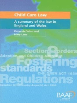Image of Child Care Law by Deborah Cullen Paperback