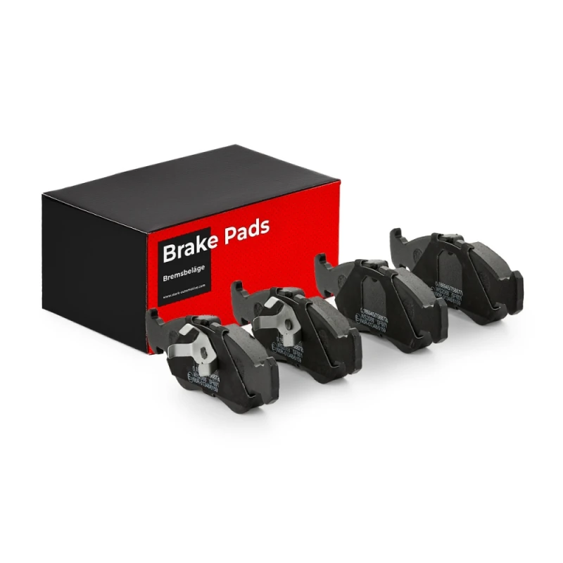 Image of STARK SKBP-0010076 Brake pad set Front Axle, prepared for wear warning indicator, without accessories, with anti-squeak plate Brake Pad Set,disc brak