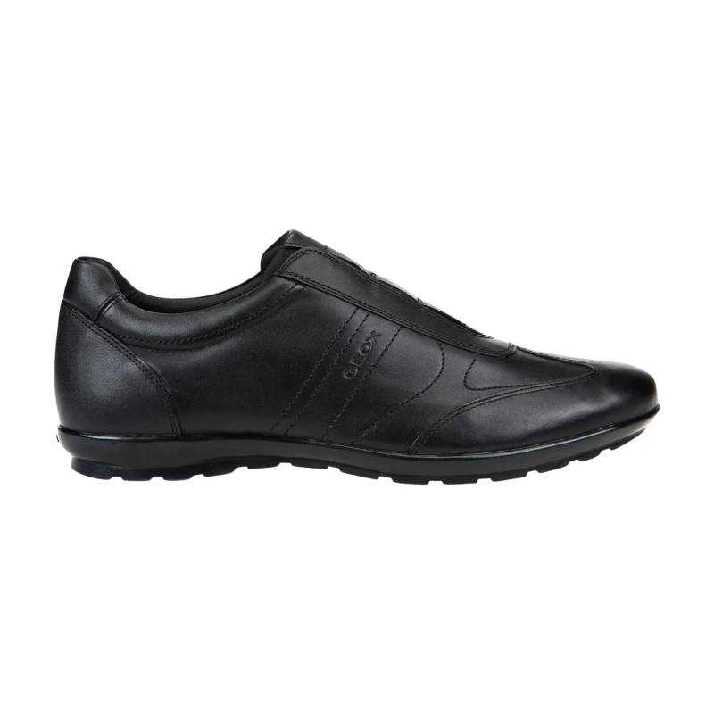 Image of Geox Derbie Geox Symbol Smooth Leather Noir Male 42 U74A5C_00043_C9999