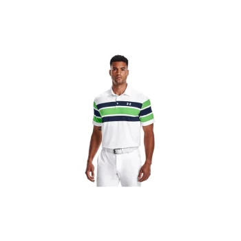 Image of Under Armour Mens Playoff Polo 2.0 - White/Academy - L