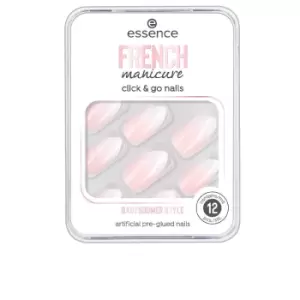 Image of ESSENCE FRENCH manicure click & go nails unas artificiales #02-babyboomer style 12 u