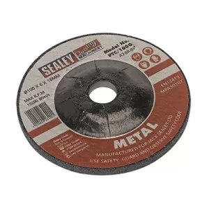Image of Genuine SEALEY PTC/100G Grinding Disc Ø100 x 6mm 16mm Bore
