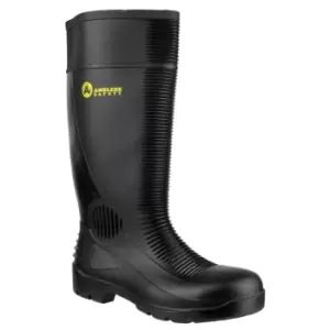 image of Amblers Steel FS100 Mens Safety Wellingtons (37 EUR) (Black)