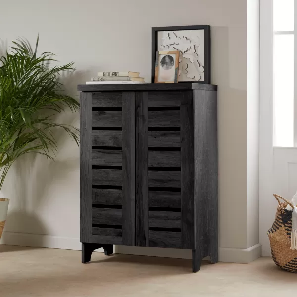 Image of Lloyd Pascal Slatted Shoe Storage Unit
