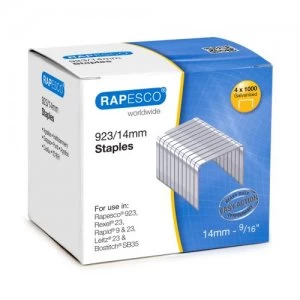 Image of Rapesco 923/14mm (23 Type) Galvanised Staples PK4000