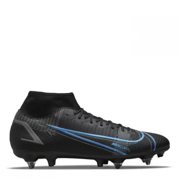 Image of Nike Mercurial Superfly Academy DF SG Football Boots - Black/UnivBlue