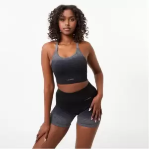 Image of USA Pro Pro Ombre Seamless Sports Bra - Black
