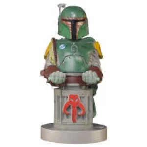 Image of Star Wars Collectable Boba Fett 8" Cable Guy Controller and Smartphone Stand