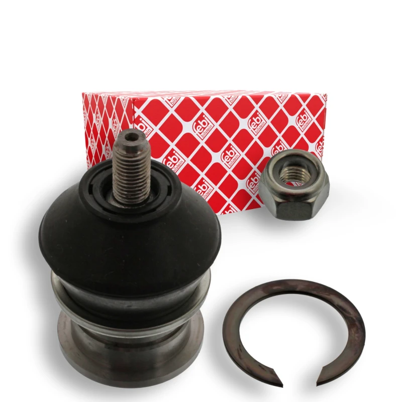 Image of FEBI BILSTEIN 41230 Ball joint Front Axle Right, with lock nut, with retaining ring Support-/Steering Link (2462)