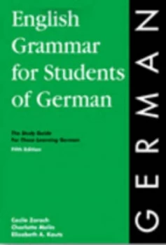 Image of English grammar for students of German by Cecile Zorach