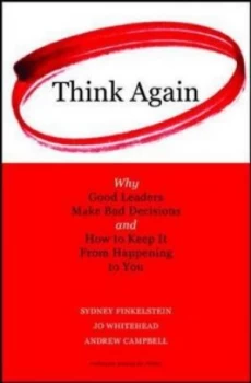 Image of Think Again by Sydney Finkelstein Hardback