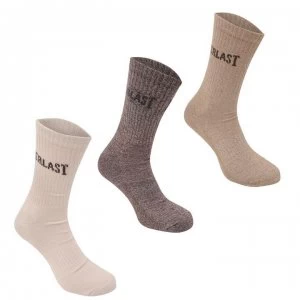 Image of Everlast 3 Pack Crew Socks Junior - Brown