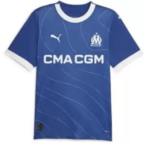 image of Puma Olympique De Marseille Away Replica Jersey 2023 2024 Adults - Blue