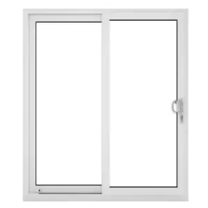 Image of Crystal uPVC Sliding Patio Right to Left 2390mm x 2090mm Clear Glazing - White