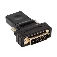 image of Akasa Flexible DVI-D to HDMI Adapter - Black