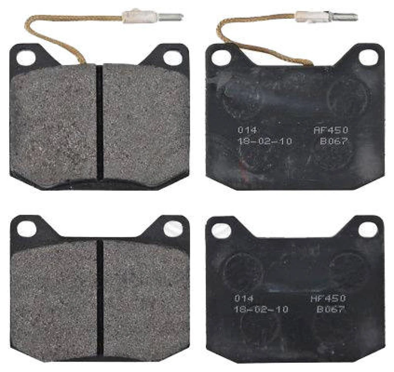 Image of A.B.S. 36043 Brake pad set with integrated wear sensor Brake Pad Set,disc brake (402)