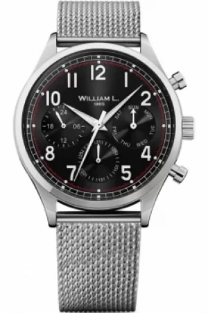 Image of Mens William L 1985 Vintage Calendar Watch WLAC03NRMM